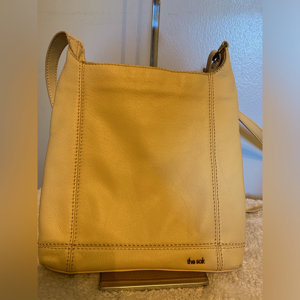 The Sak Yellow Leather Shoulder Bag..